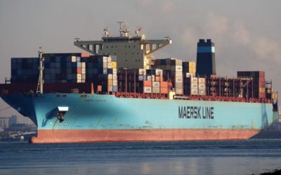Another Maersk ship loses hundreds of boxes overboard in the Pacific